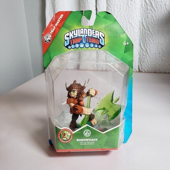 Skylanders Trap Team 87164888 Bushwhack Axe To Max Video Game Figure *broke* - Picture 1 of 7